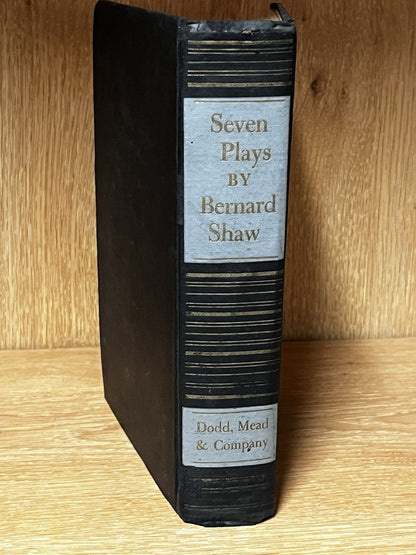 Bernard Shaw Seven Plays Vintage Hardcover NoDJ
