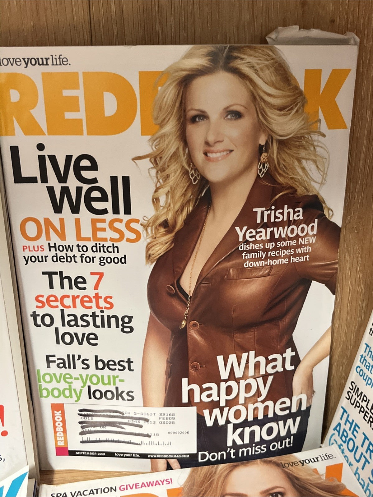 REDBOOK MAGAZINE Love Your Life Lot of 7 2007 - 2009 Mariah, Heidi, Trisha