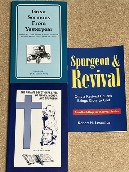 The Private Devotional LIves of Finney, Moody, and Spurgeon Leo Kingsbury Brown
