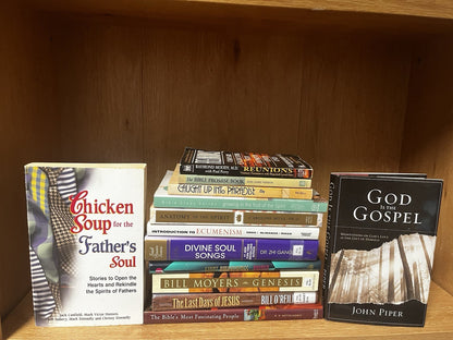 Christian Used Book Lot 13lbs Random Mixed Religion Book