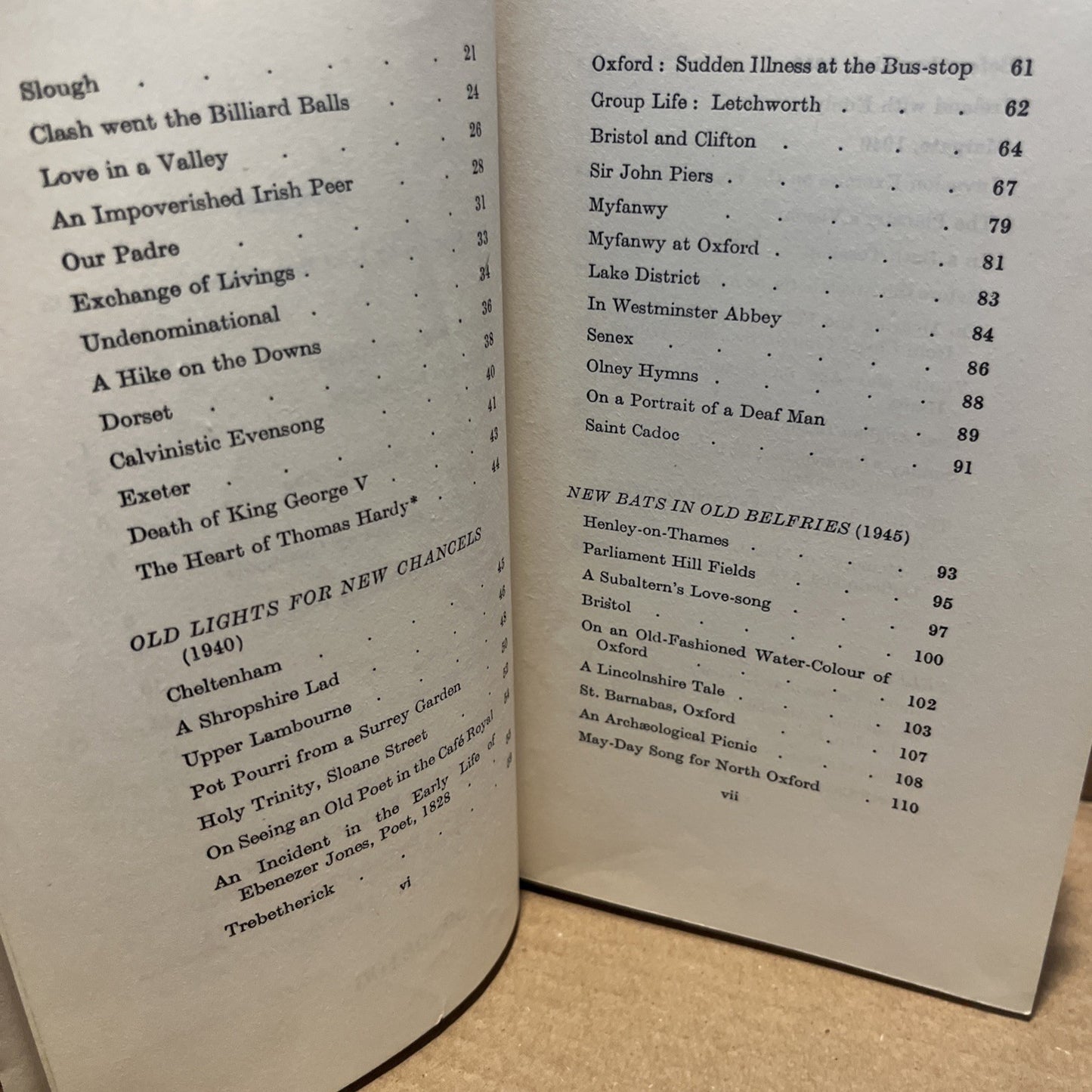 John Betjeman's Collected Poems / 1st Edition 1959