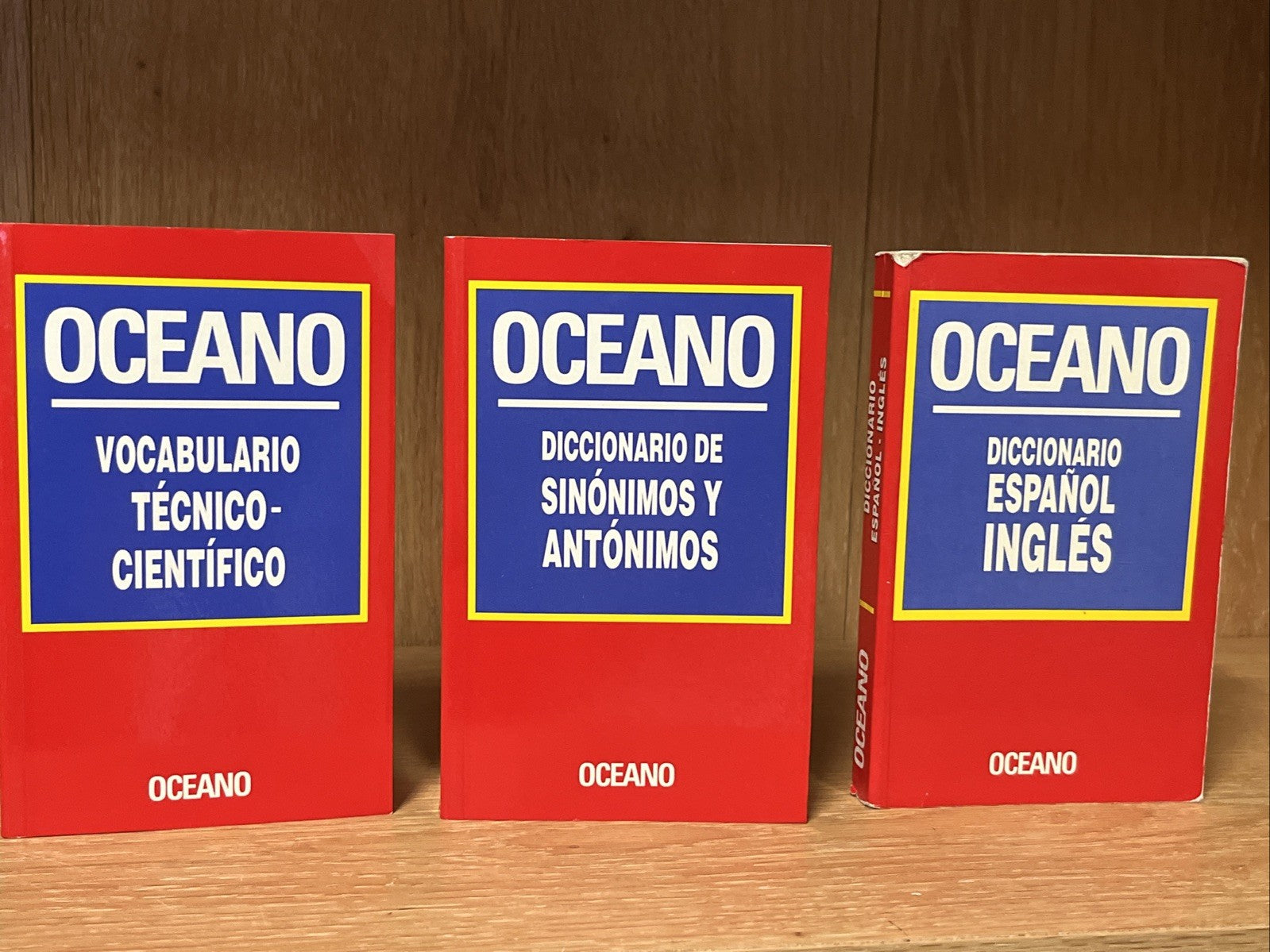 3 Oceano: Vocabulario Tecnico Cientifico/ Diccionario De Sinonimos y Antonimos..