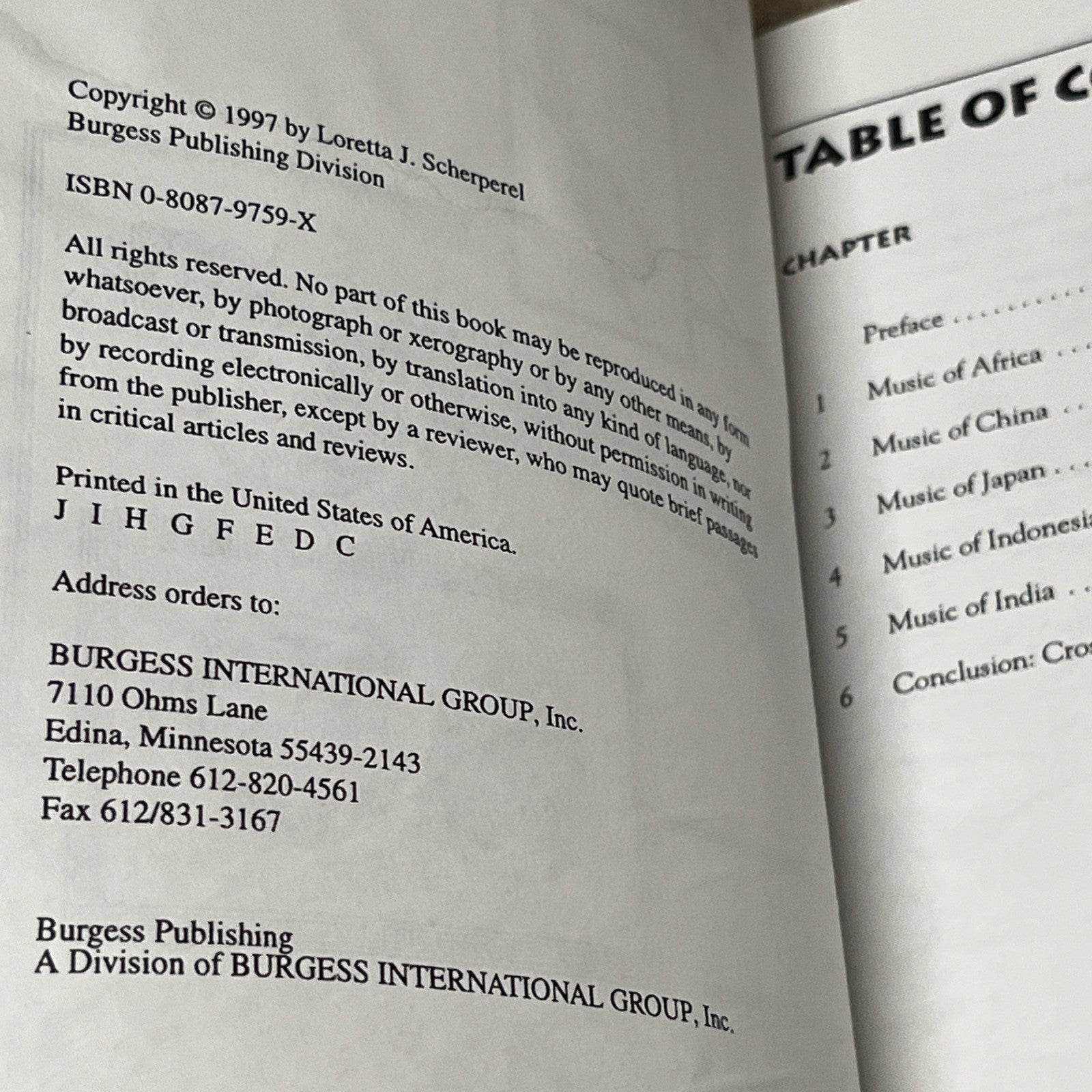 A Guide to the Study of Non-Western Music" by Loretta J. Scherperel