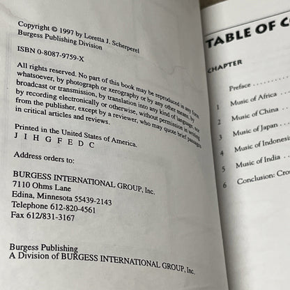 A Guide to the Study of Non-Western Music" by Loretta J. Scherperel