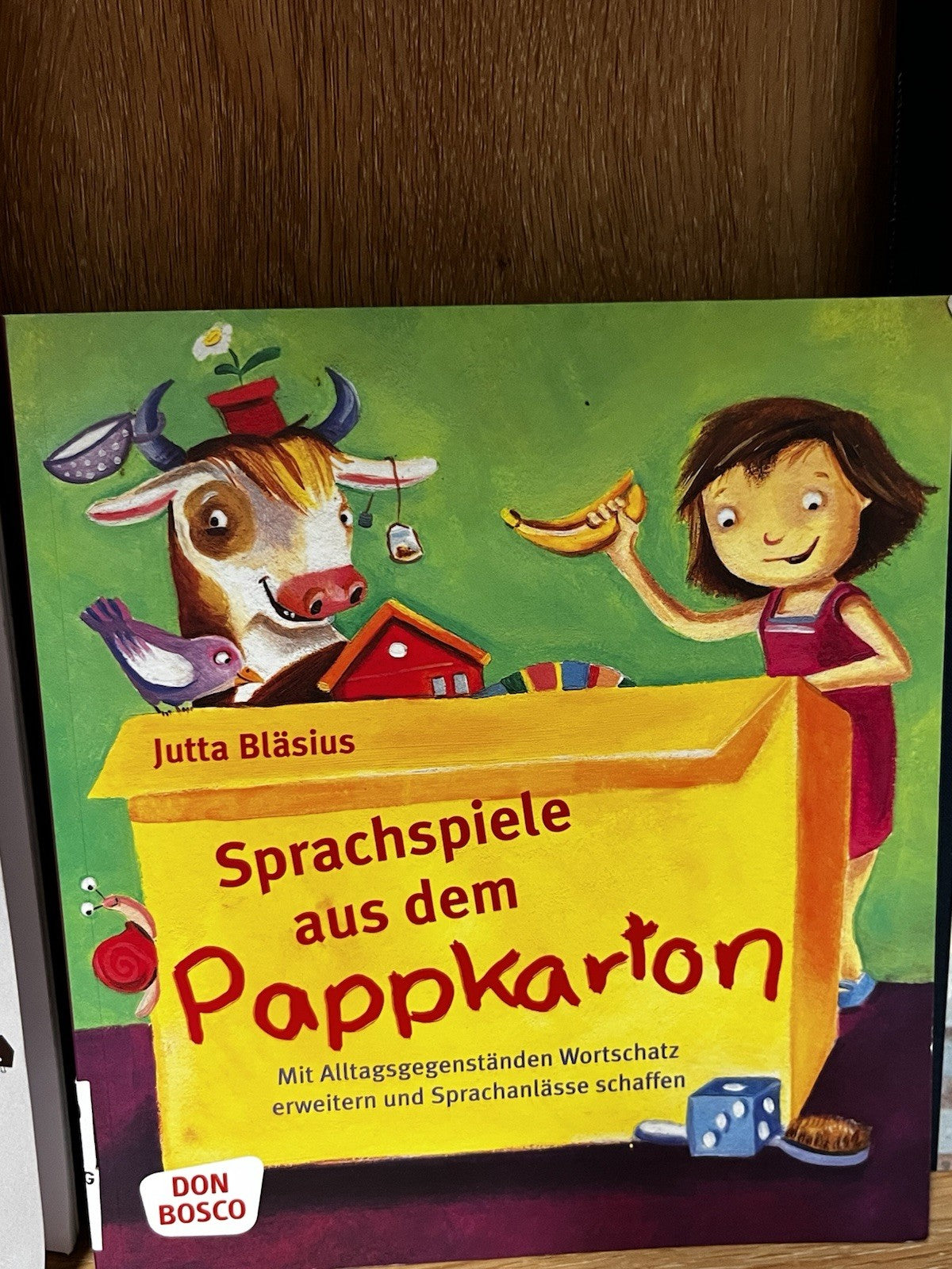 Lot of 3 German Children Books Die Schneekonigin,Sprachspiele,Pappkarton Ukulele