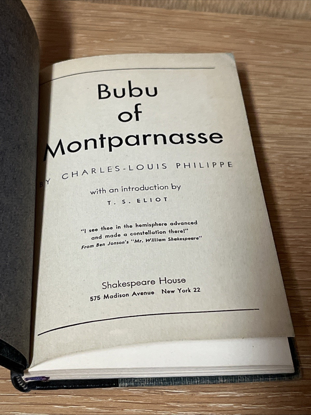 Bubu Of Montparnasse 1951 by Charles-Louis Philippe