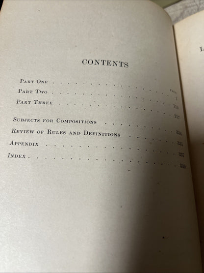 The Mother Tongue Book 2 ( 1910 ) New York State Edition by Arnold & Kittredge