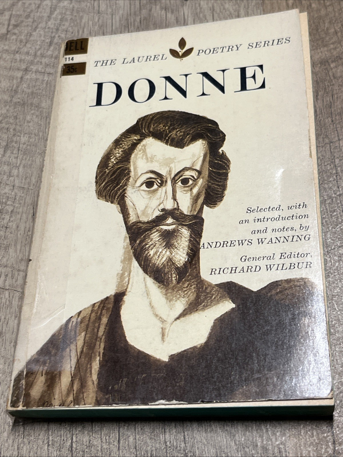 Donne The Laurel Poetry Series Wanning & Wilbur 1st Printing 1962 Vintage PB