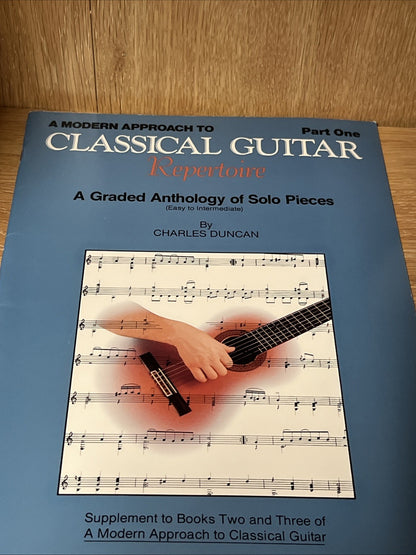 A Modern Approach to Classical Guitar Book 1  Repertoire Lot of 2 (Book Only)