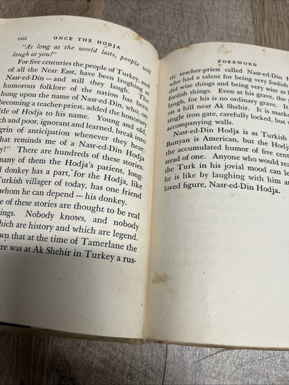 ONCE THE HODJA By ALICE GEER KELSEY 3rd PRINTING 1945 EX LIBRARY Acceptable