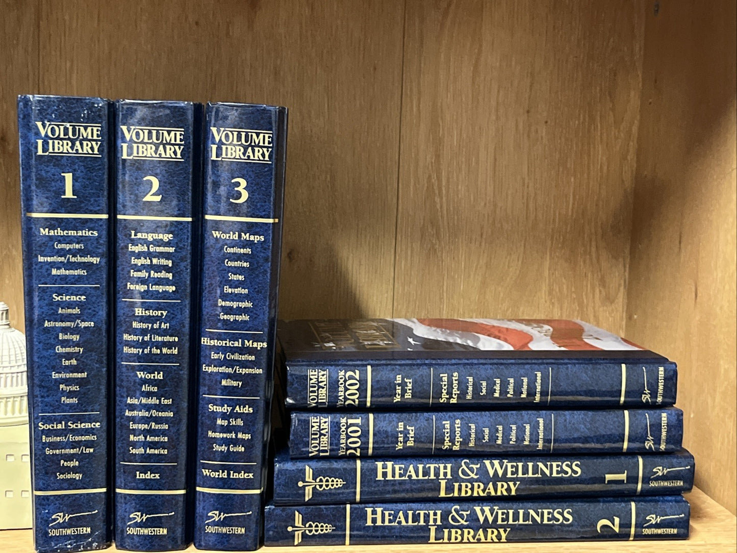 Volume Library Vol. 1 -3 plus Year Books 01/02 and Health & Wellness Library 1-2