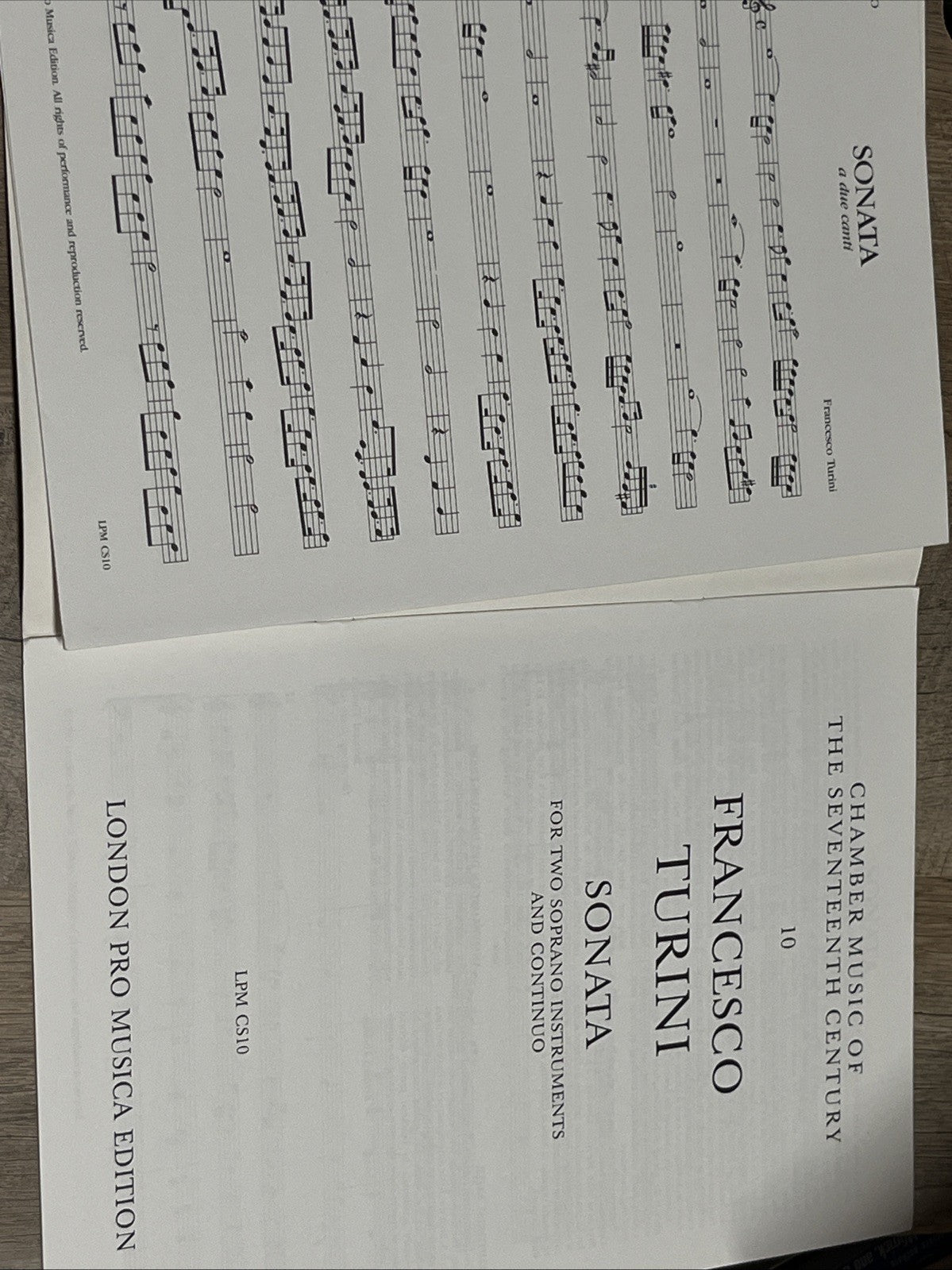 Francesco Turini - Sonata - For Two Soprano Instruments and Continuo