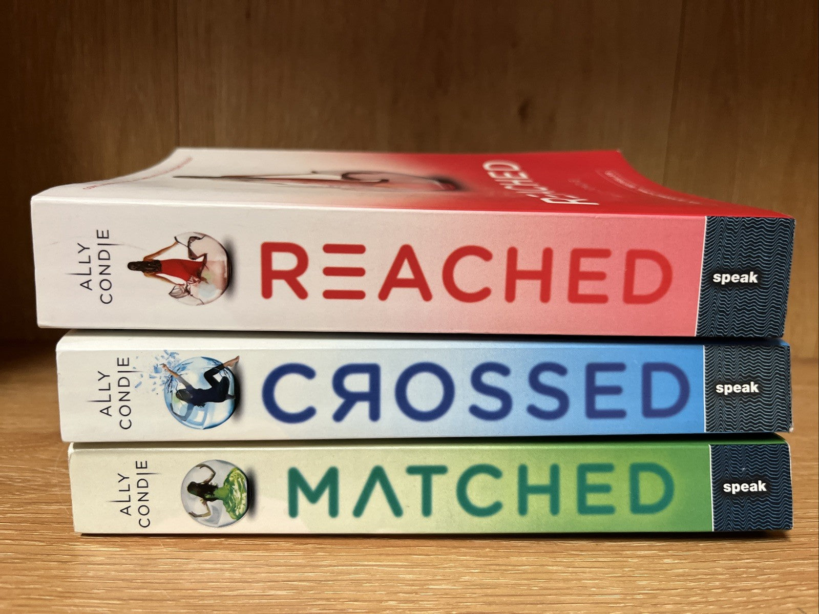 Ally Condie Series Book Lot 3 The Matched Trilogy /Reached/Crossed