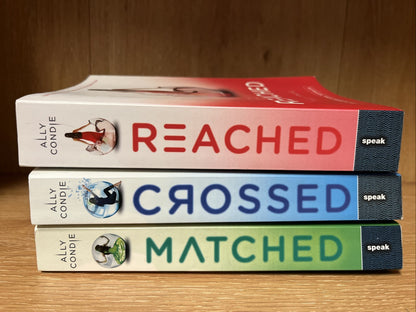 Ally Condie Series Book Lot 3 The Matched Trilogy /Reached/Crossed
