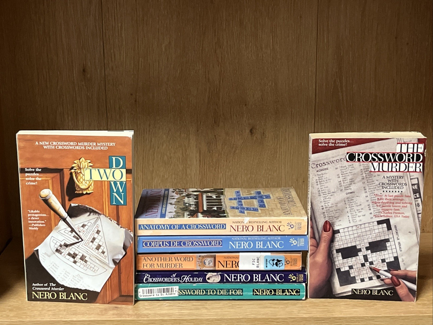 Nero Blanc  Books Lot of 7 Crossword books