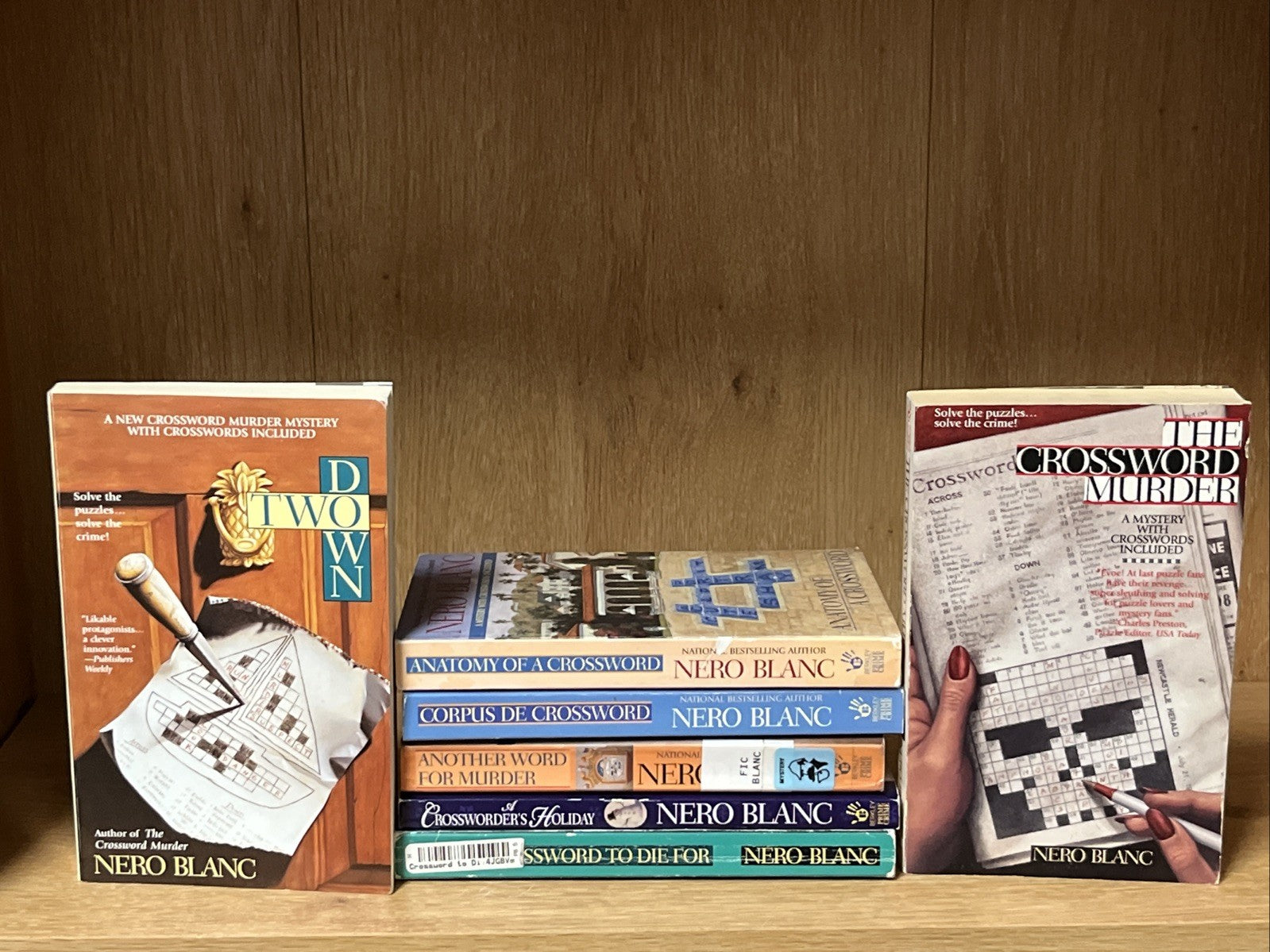 Nero Blanc  Books Lot of 7 Crossword books