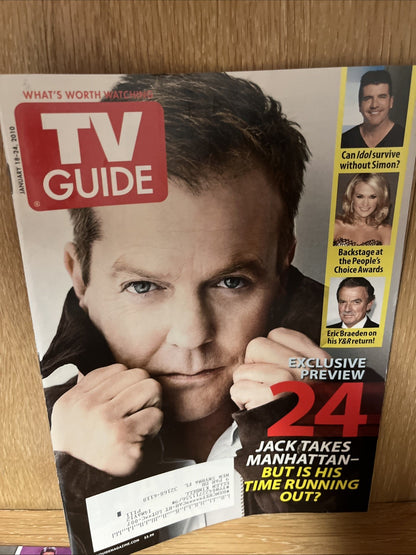 2000's Lot Of 15 TV Guide Magazines