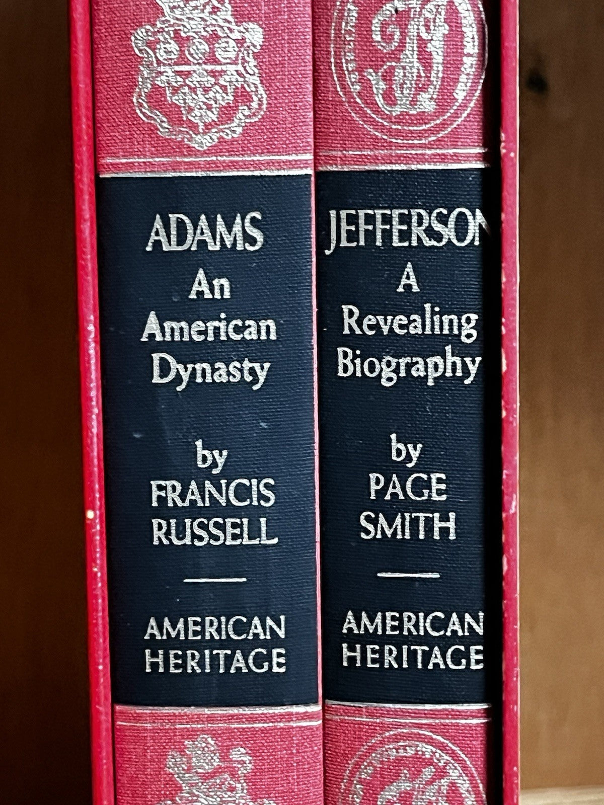 Adams An American Dynasty Jefferson A Revealing Biography HC 2 Book Box Set 1976