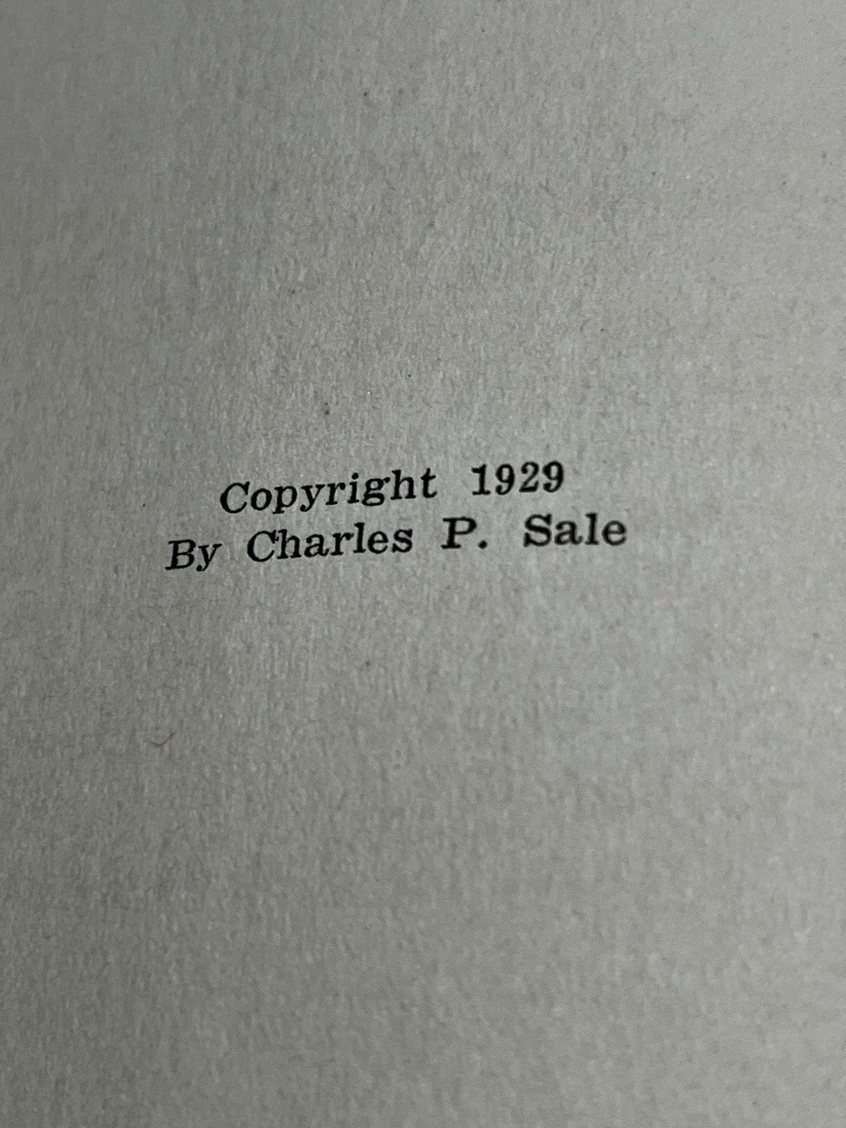 THE SPECIALIST 1st Edition by Charles Chic Sale 1929 Illustrated