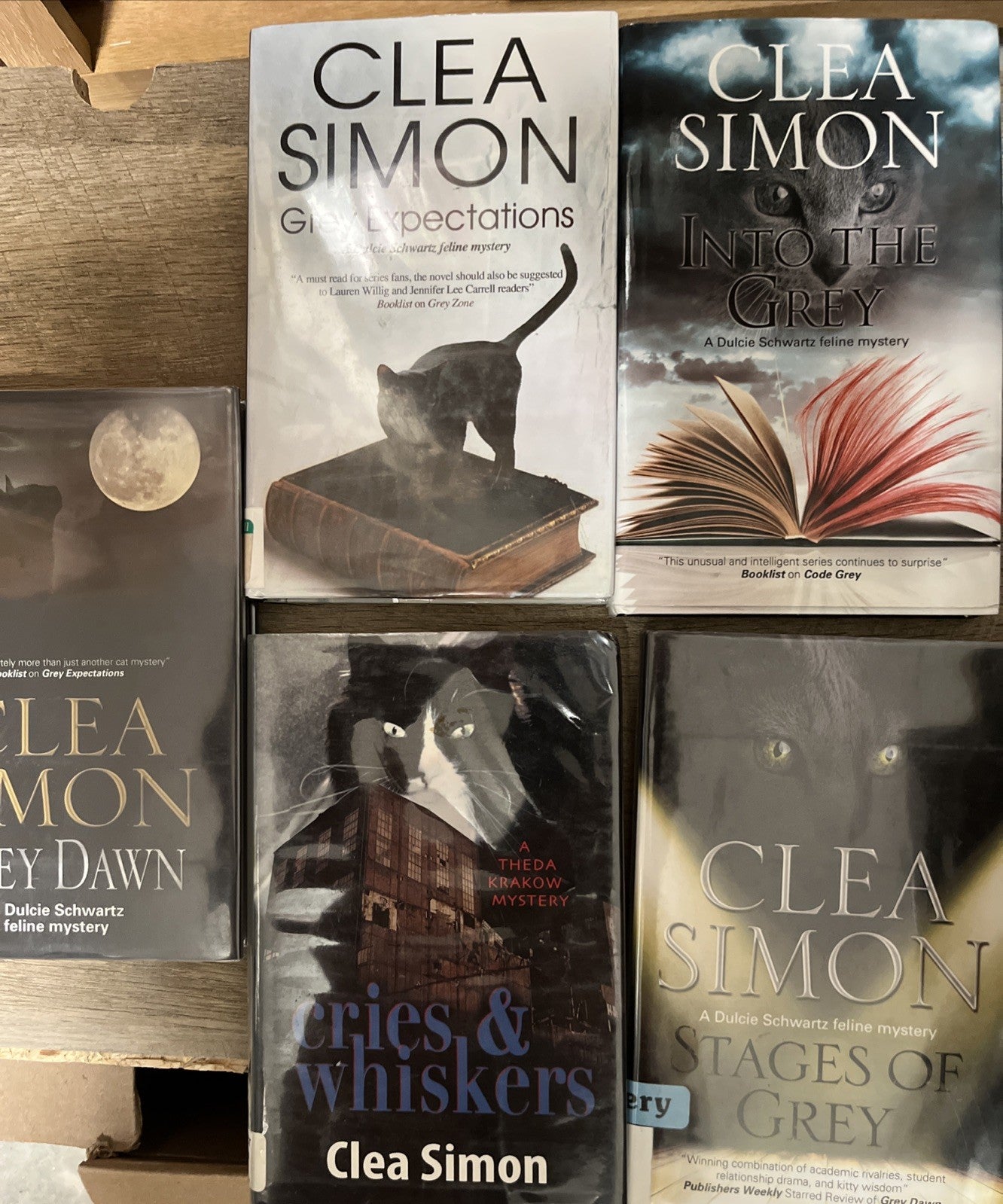 Clea Simon Book Lot 11 Series - Dulcie Schwartz Feline, A Theda Krakow Mystery..