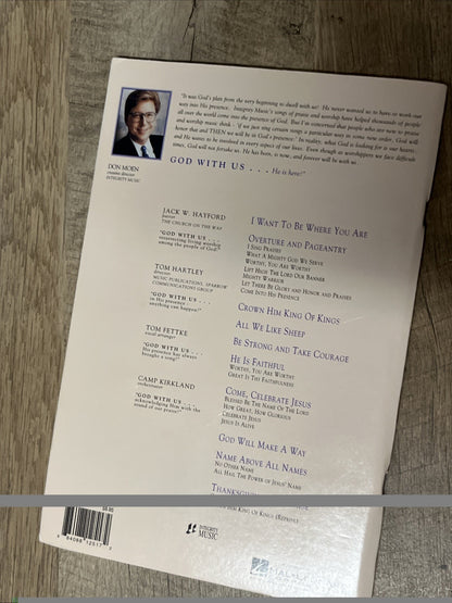 GOD IN US SHEET MUSIC BOOK - WORSHIP EXPERIENCE - DON MOEN / FETTKE ETC