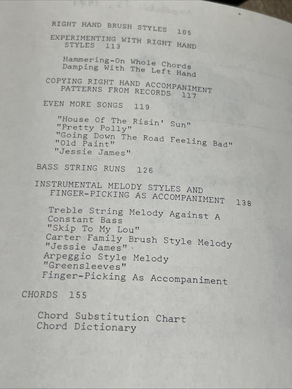 BAXTER'S COMPLETE BEGINNING FOLK GUITAR MANUAL By Bob Baxter Excellent Condition