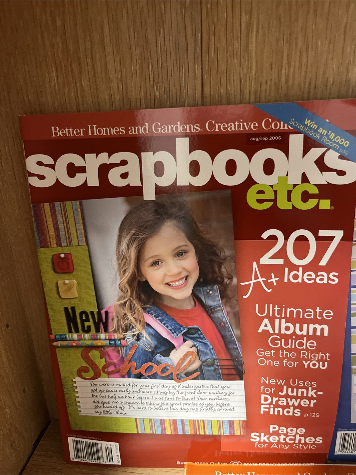 Children Magazine Scrapbooks etc Magazine 6 Lot  2006 Better Homes & Gardens Cre