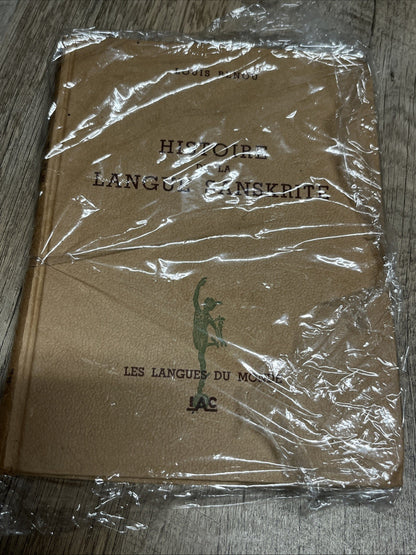 Histoire De La Langue Sanskrite - Renou, Louis Premier Edition 1956