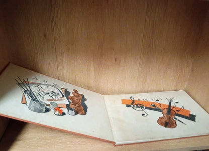 Vintage Childrens Books, Childcraft Art  Music & Science and Industry, 1945 USA