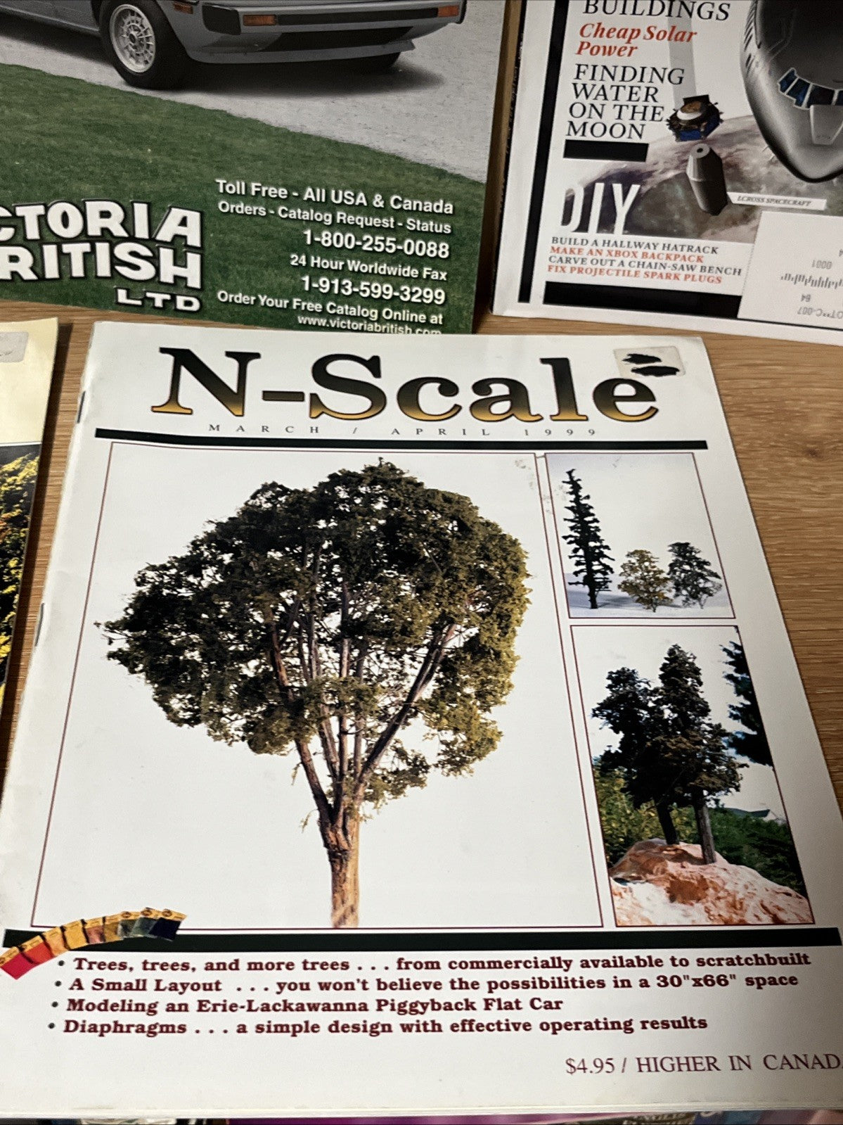 5x Popular Mechanics 20 Bold Idea, N-Scale, Catalog Of Accessorie Parts For RX-7