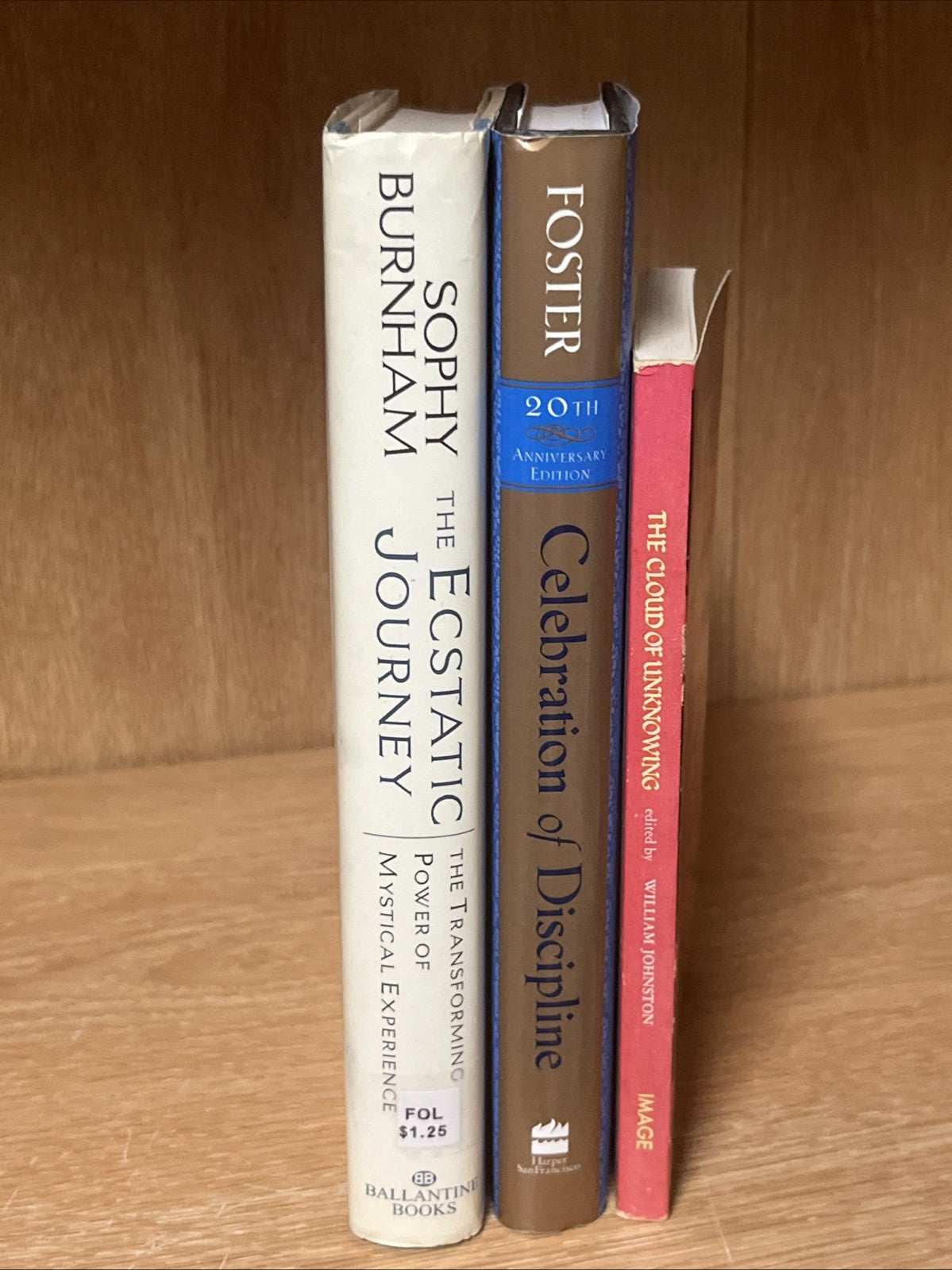 Mysticism Book Lot 3 Books on Mysticism & Spirituality, Transforming Power..