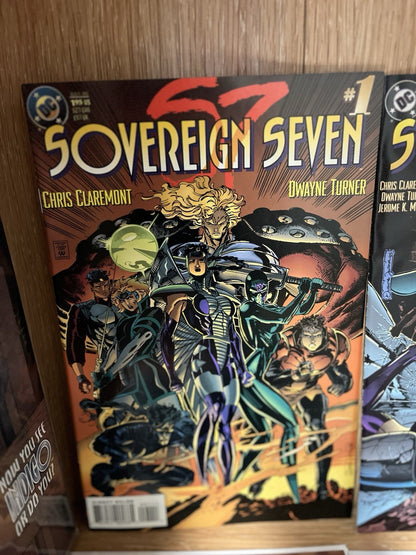 Lot of 11 Sovereign Seven #1 to #8 & #23#28 #29 DC Comic Books Chris Claremont