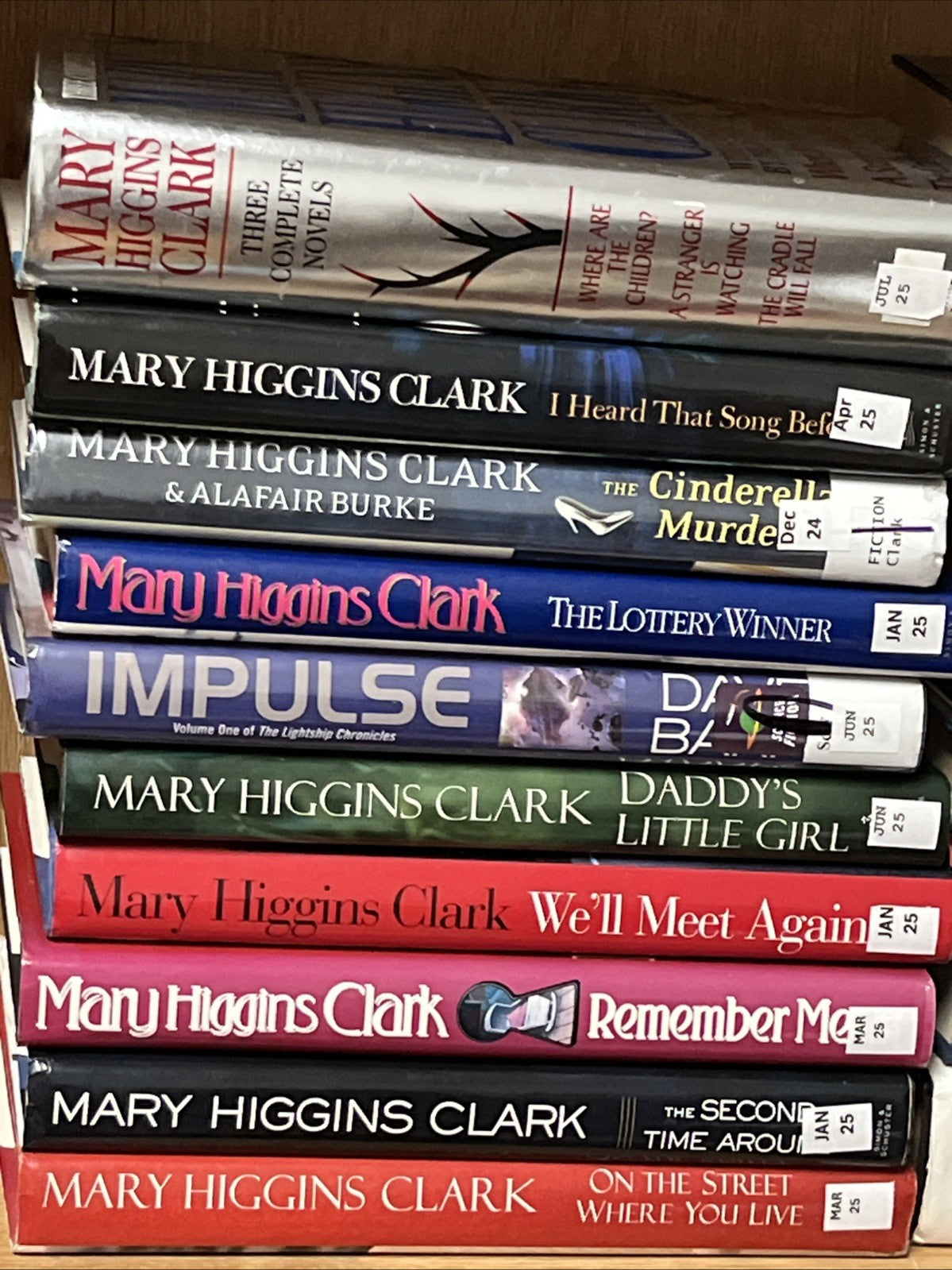 Mary Higgins Clark Hardcover Lot of 20  Books