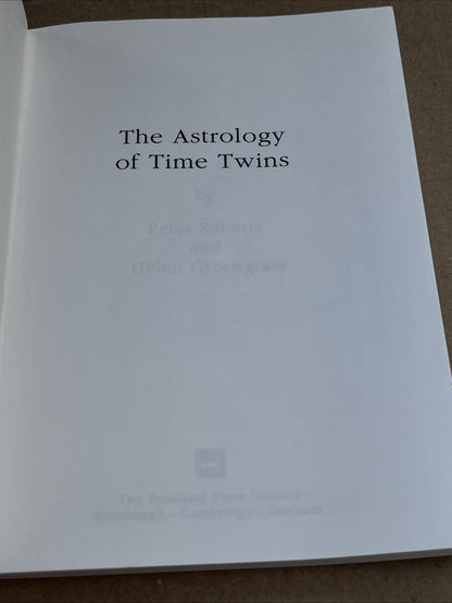 The Astrology of Tme Twins 1st Edition by Roberts and Greengrass RARE 1994