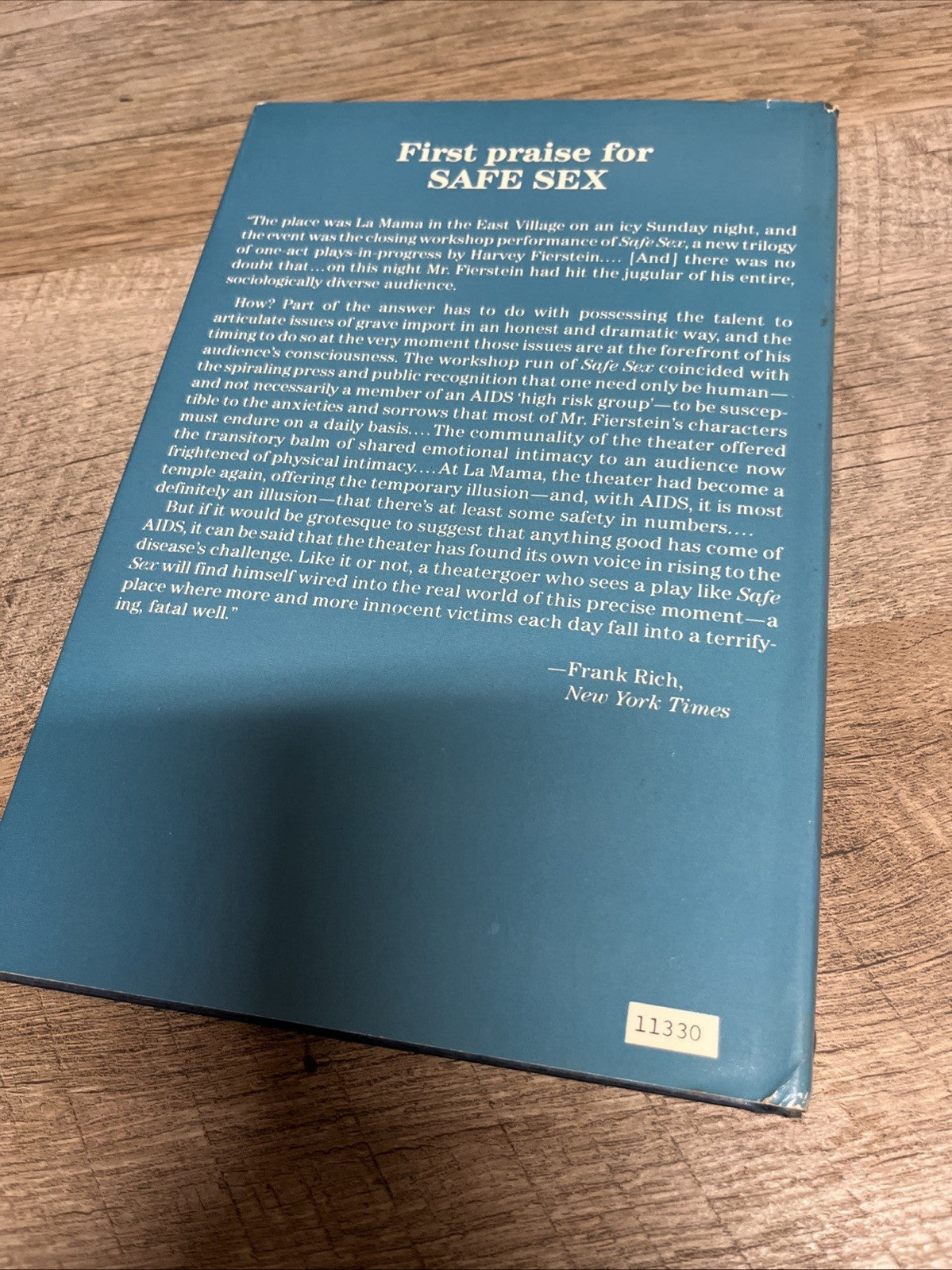 Harvey FIERSTEIN SAFE SEX 1st Edition 1987 by The Author Of Torch Song Trilogy