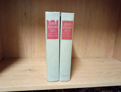 Page Smith JOHN ADAMS Volume 1~ 2 ( 1735-1784 & 1784-1826)