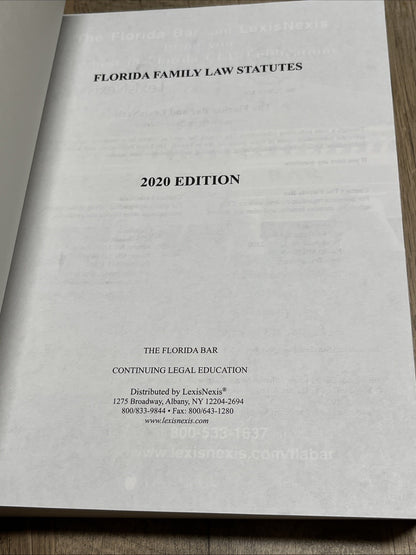 Florida Family Law Rules Statues Set And Rules of Judicial Administration Vol. 2