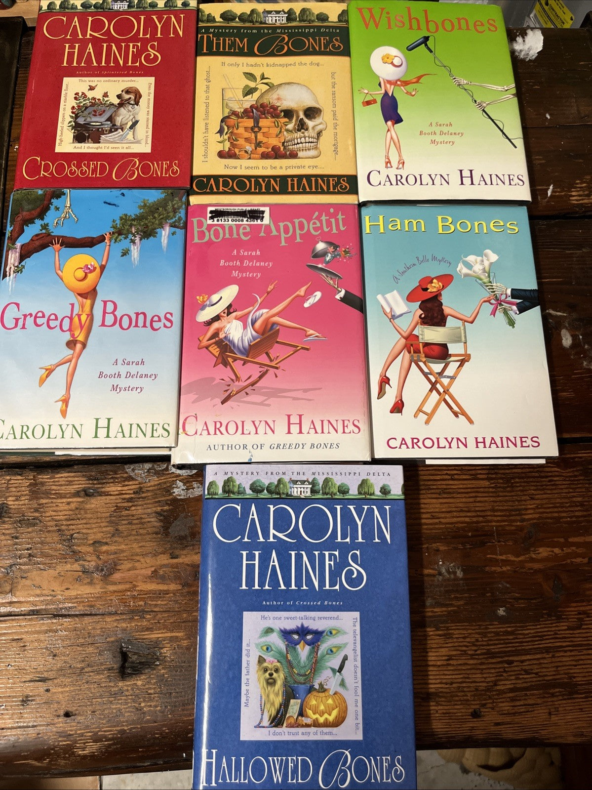 carolyn haines books Lot of 7 sarah delaney & A Southern Belle Mystery