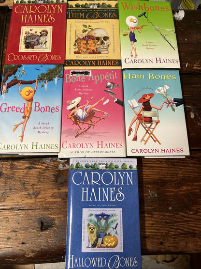 carolyn haines books Lot of 7 sarah delaney & A Southern Belle Mystery