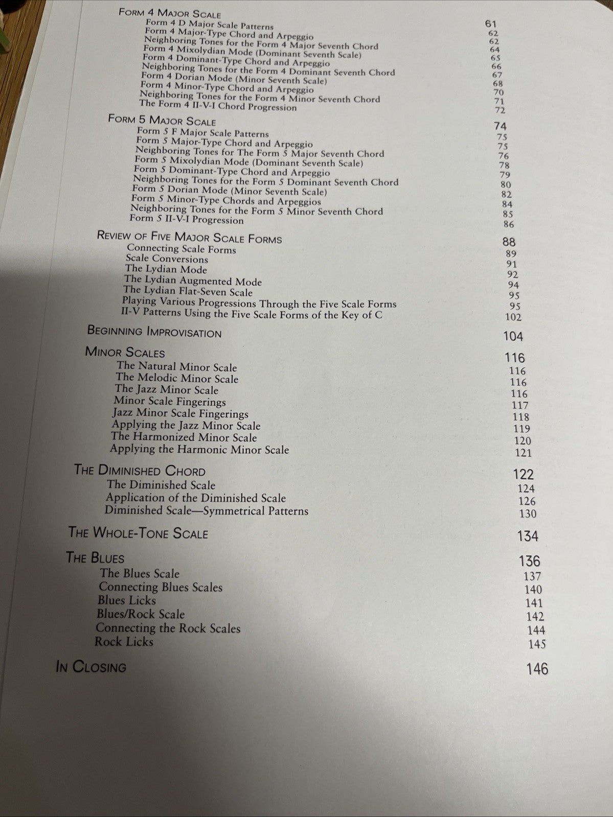 Music Sales Patterns, Scales and Modes for Jazz Guitar Book By Arnie Berle