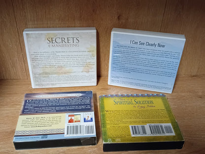 Dr. Wayne Dyer Audiobook Lot of 4- Inspirational, Spiritual Solution, Self-Help