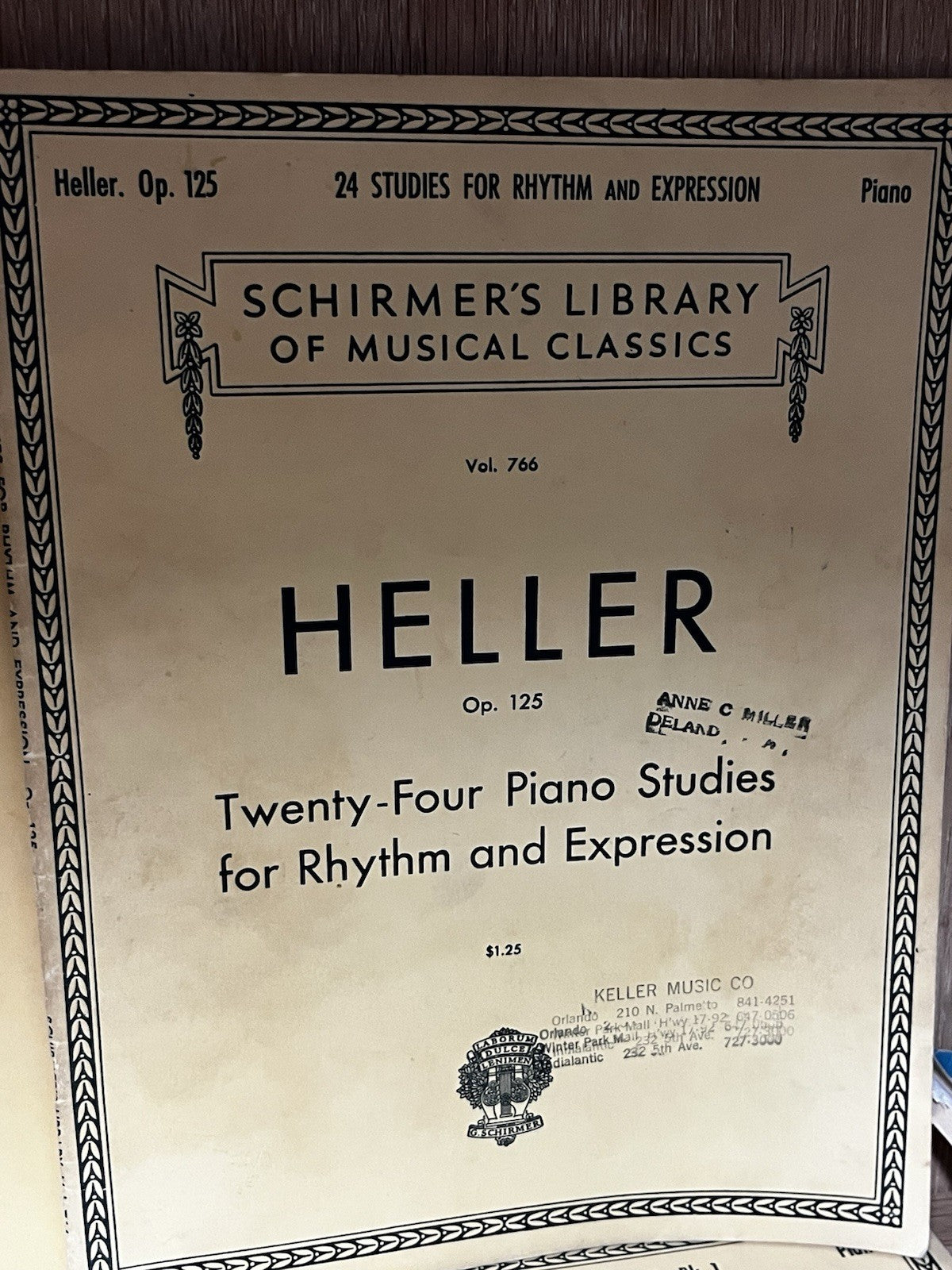 Schirmer's Library of Musical Classics Lot of 4 ( Vol 45 . 139. 162. & Vol 766 )