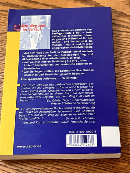 Auf dem Weg zum Profi im Verkauf - Verkaufsgespräche kundenorienti führen Herndl