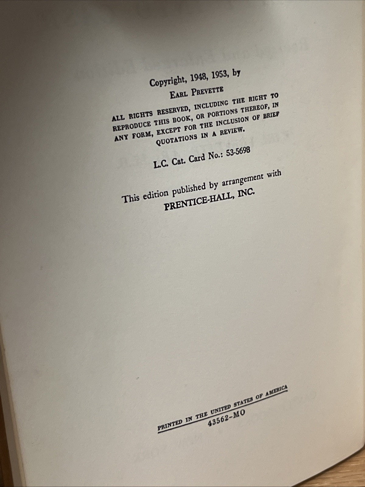 How to Turn Your Ability Into Cash by Earl Prevette HC 1953