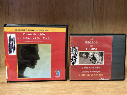 Dos Spanish Audio Book Puente Del Cielo Por Adriana Diaz Enciso & El Regalo Del