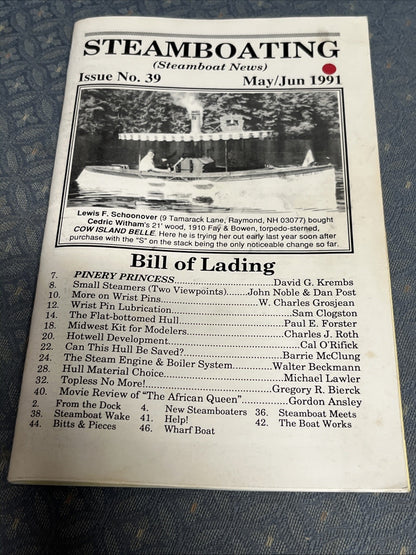 Lot of 13 Steamboating News Issues Mag Fomerly Steamboat News 1990/1991/1992