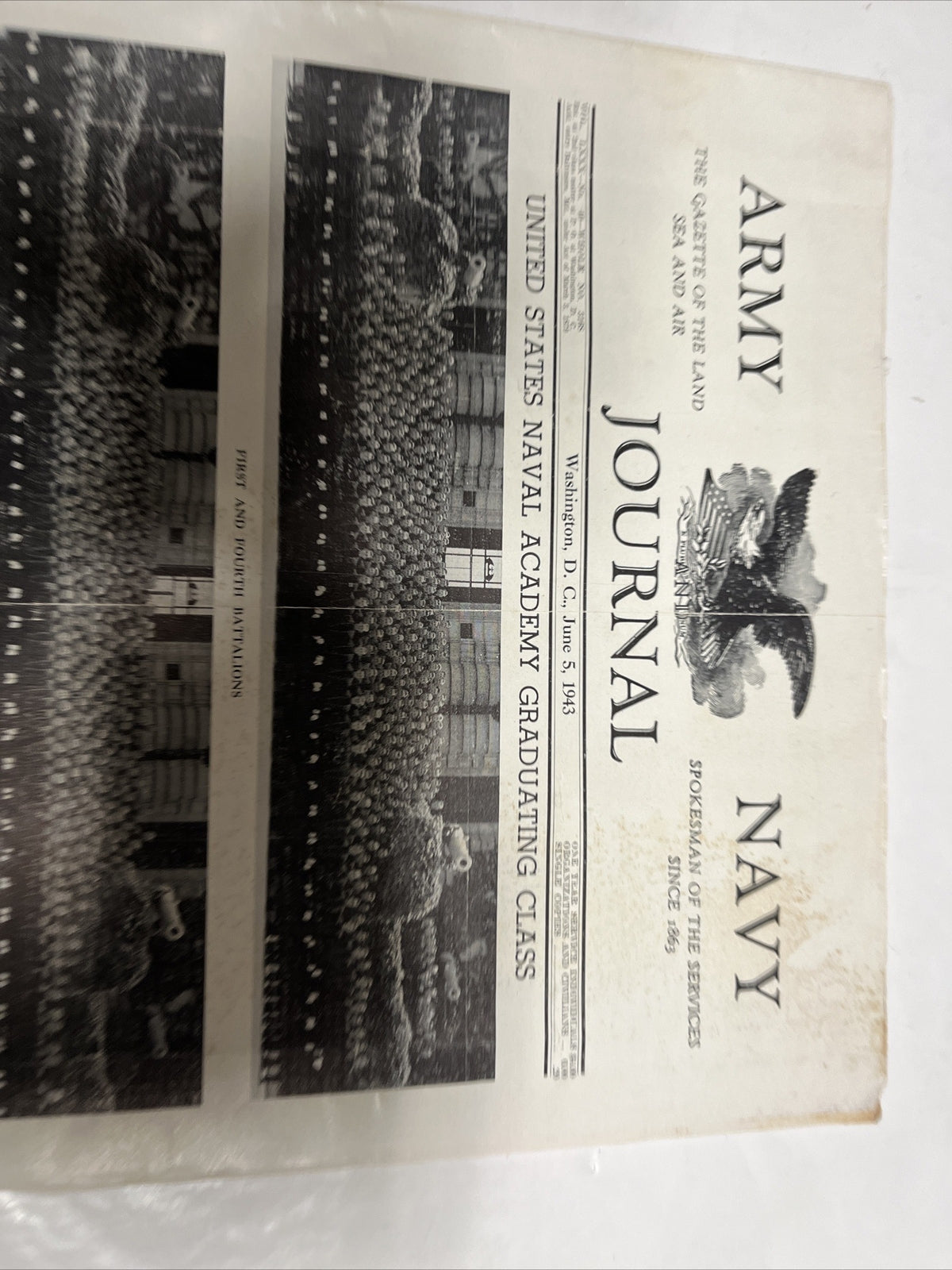 Army Navy Journal Washington DC Vol. 80, No 40, June 5, 1943￼