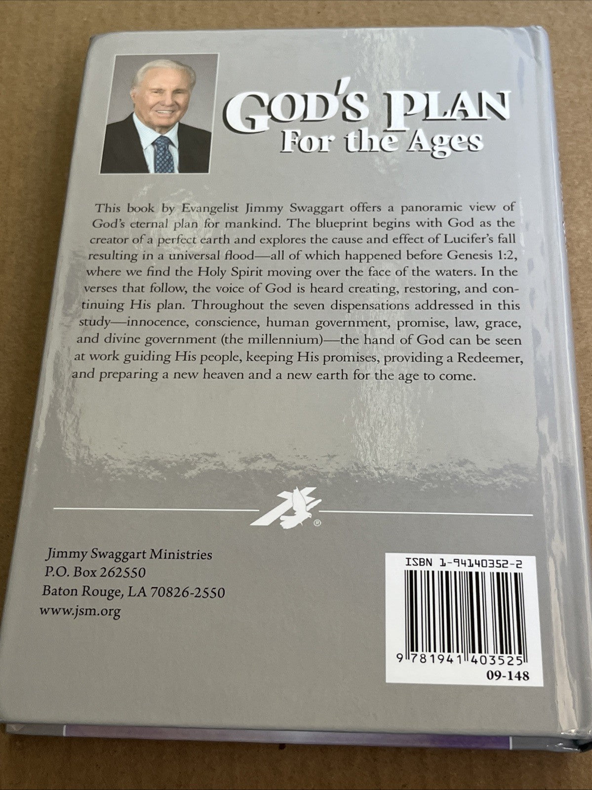 God’s Plan for the Ages A Panoramic View Of God's Eternal Plan Jimmy Swaggart HC