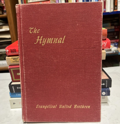 Vintage 1957 Evangelical United Brethren Hymnal Red Hardcover Christian Gospel