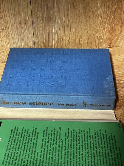 The New Science: 3 Complete Works by Max Planck 1st Edition HCDJ